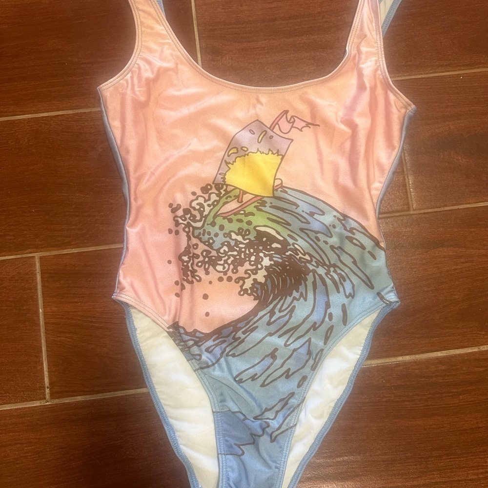 Peter Max NeoMax for american apparel Colorful Graphic Swimsuit